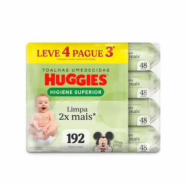 Huggies Lenço Umedecido L4P3